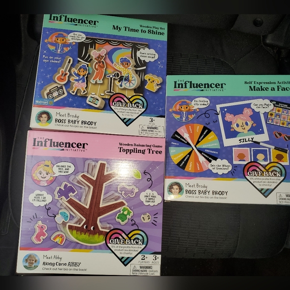 : New  Lot of 3 The Influencer initiative creative imagination play sets - Picture 1 of 7